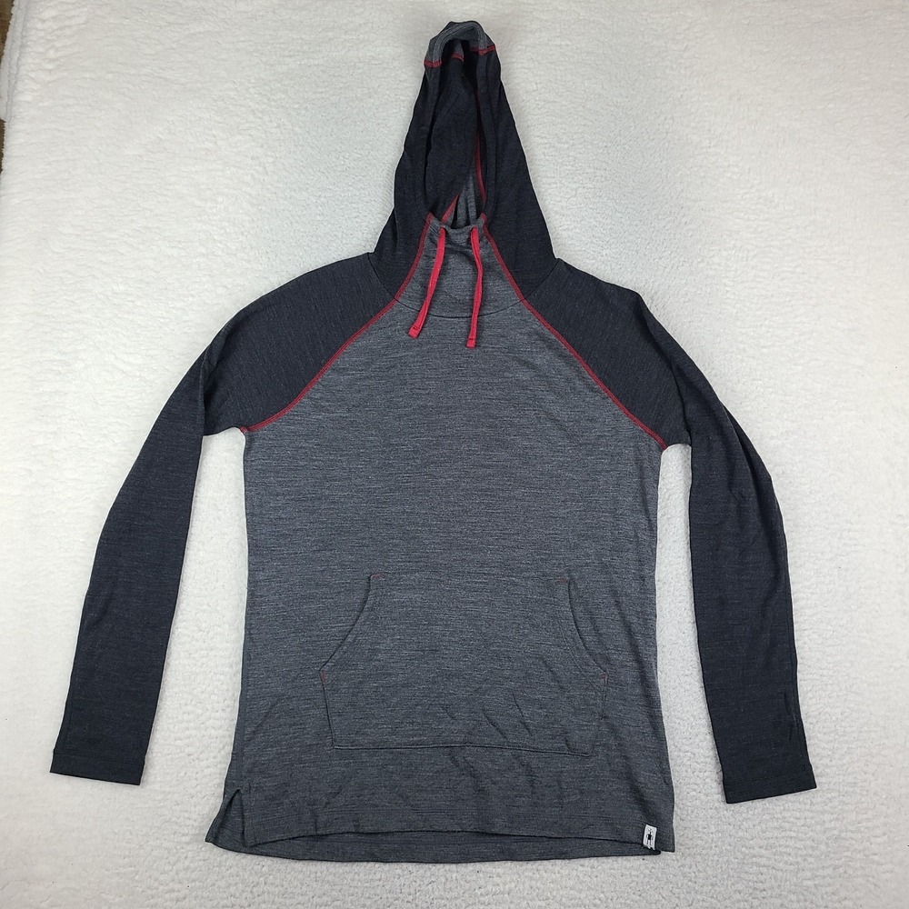 Smartwool Merino 250 Hoodie Womens Large Dark Gray Activewear